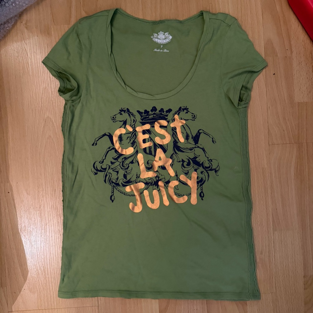 Juicy Couture Green Shirt